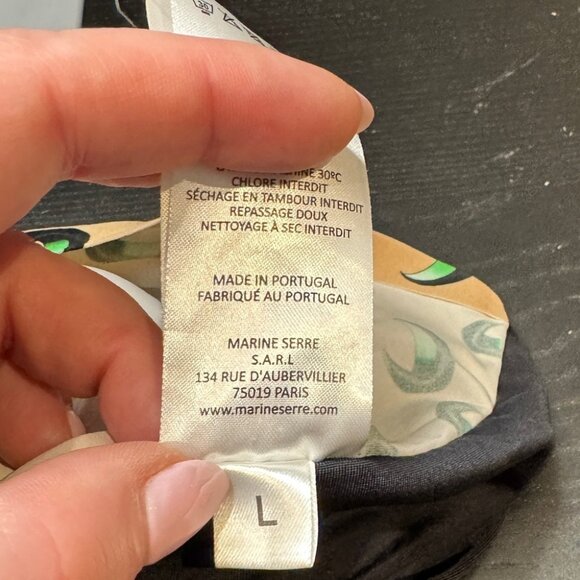 Marine Serre Half Moon Wrap Top size L - Picture 12 of 13